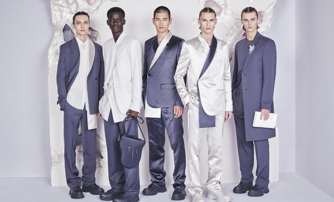 Modelos de la colección masculina de Dior verano 2020